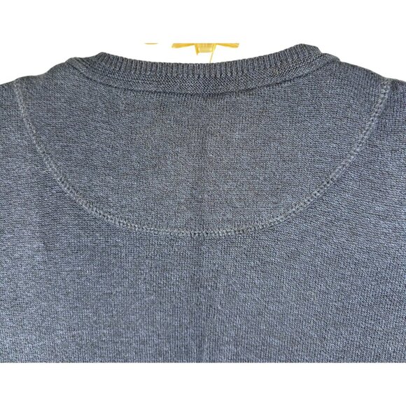 Vtg Cutter & Buck Sweater Vest Men XXL Navy V-Neck Sleeveless Cotton USA Made - Picture 4 of 9